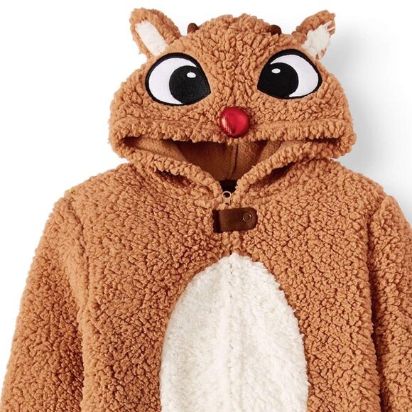 Rudolph Red Nosed Reindeer Union Suit Pajamas - Men's - XL- 2X - NWT - Picture 5 of 6